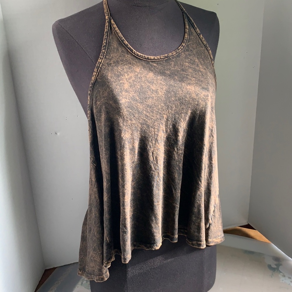 Love ❤️ Culture ‘retro’ back-out, distressed brown/cream colored-